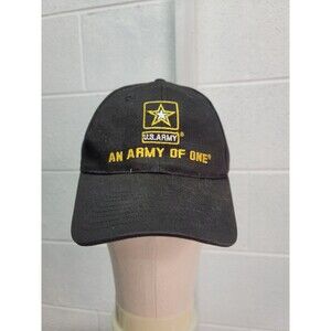 US Army Hat Cap Go Army Reserve Adjustable Strapback Unisex Adult Black